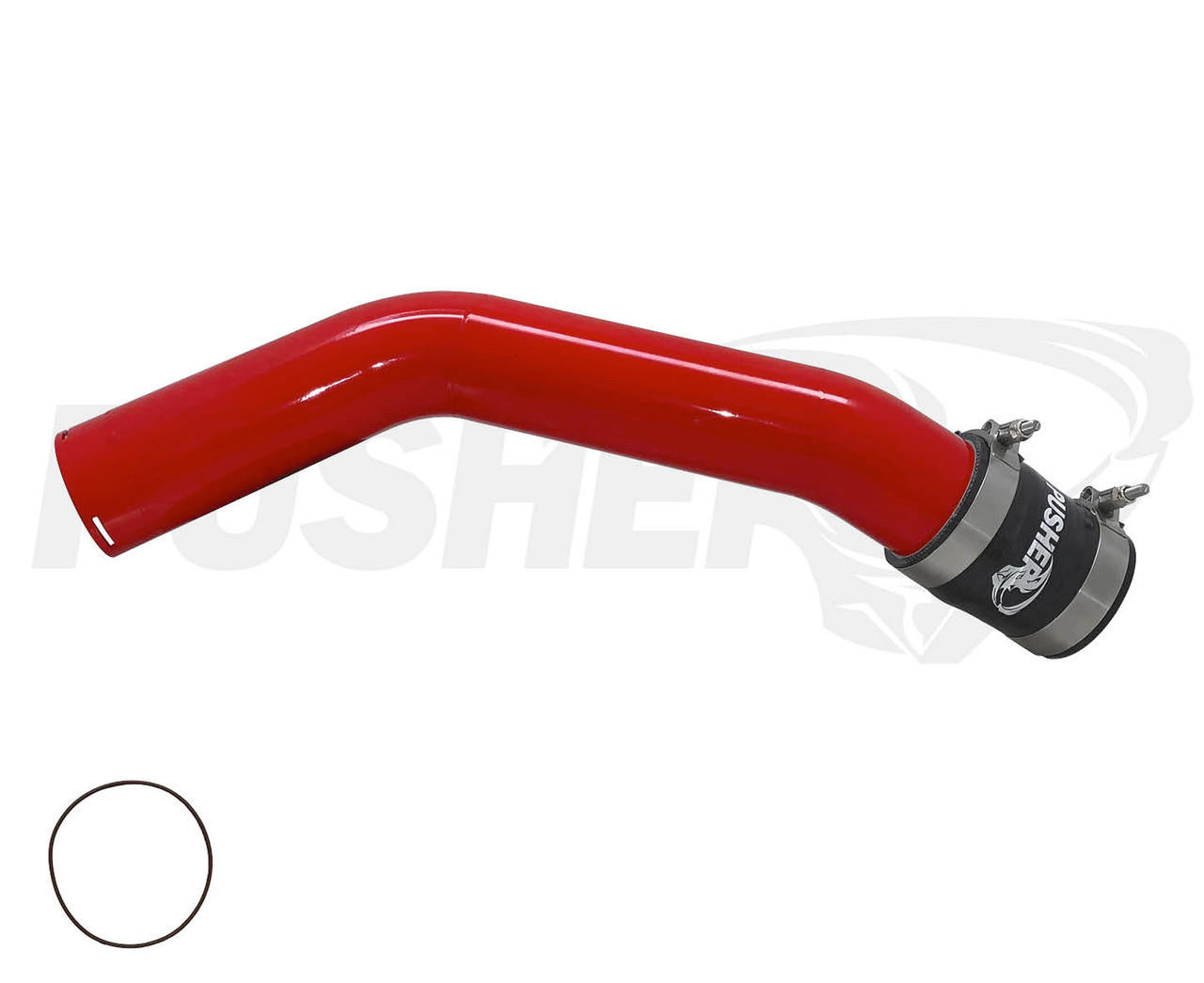 Pusher HD 3" Hot Side Charge Tube for 2011-14 Ford F250-350 6.7L Powerstroke - Apollo Off-Road