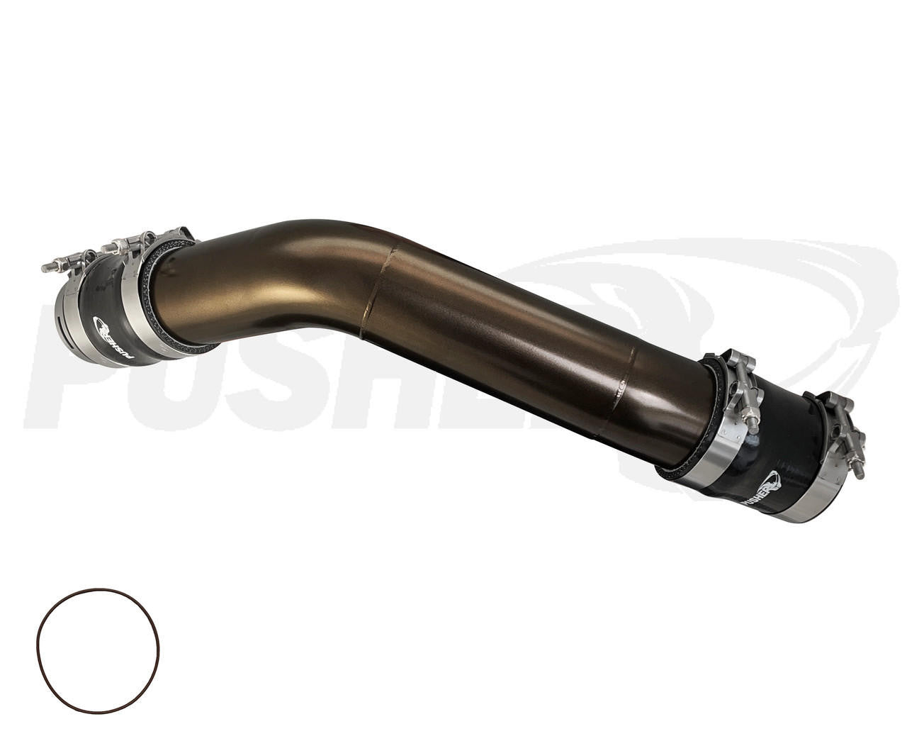 Pusher HD 3" Hot Side Charge Tube for 2011-14 Ford F250-350 6.7L Powerstroke - Apollo Off-Road