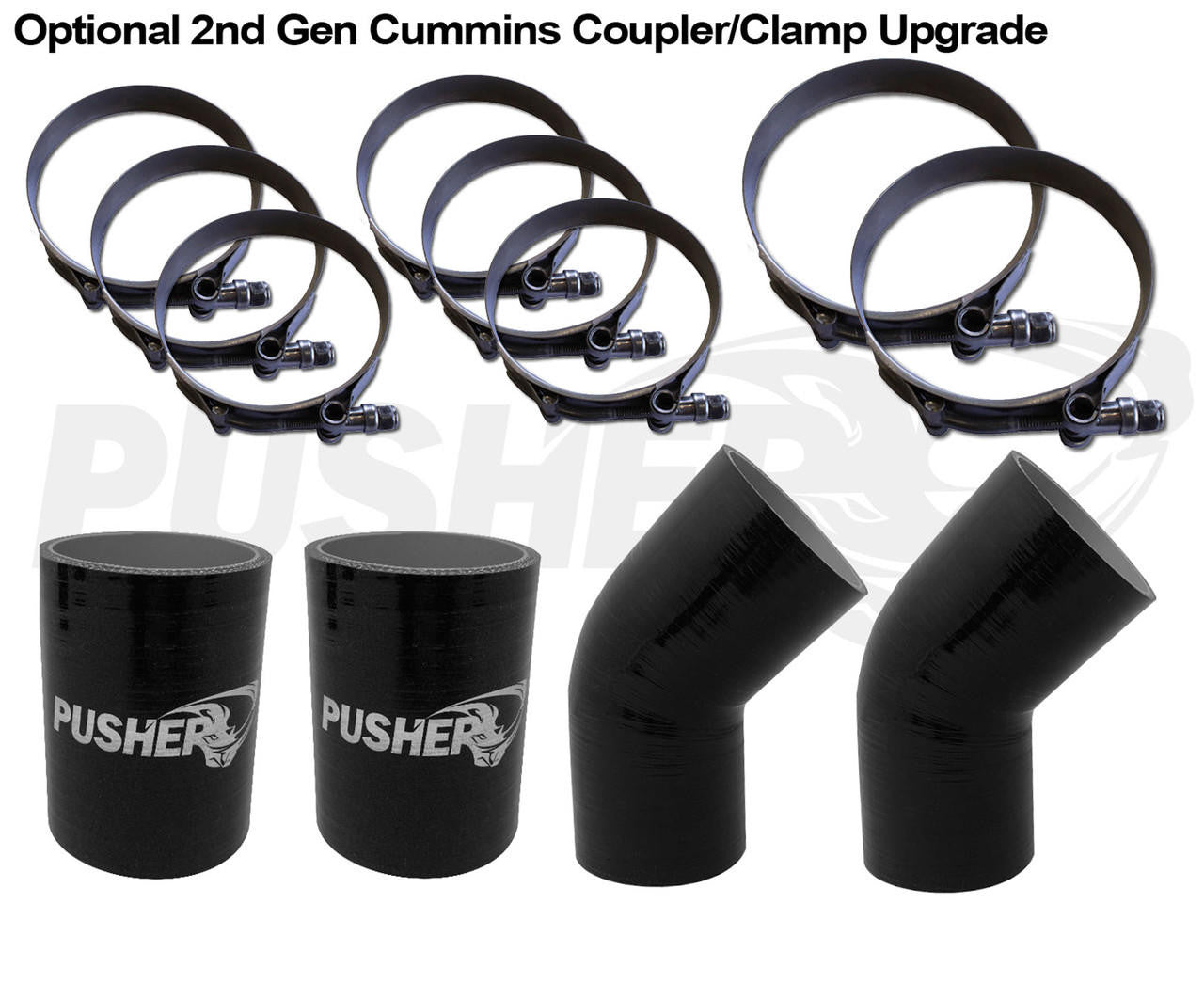 Pusher Heavy Duty Coupler-Clamp Upgrade for 1994-2002 Dodge Cummins Trucks - Apollo Off-Road