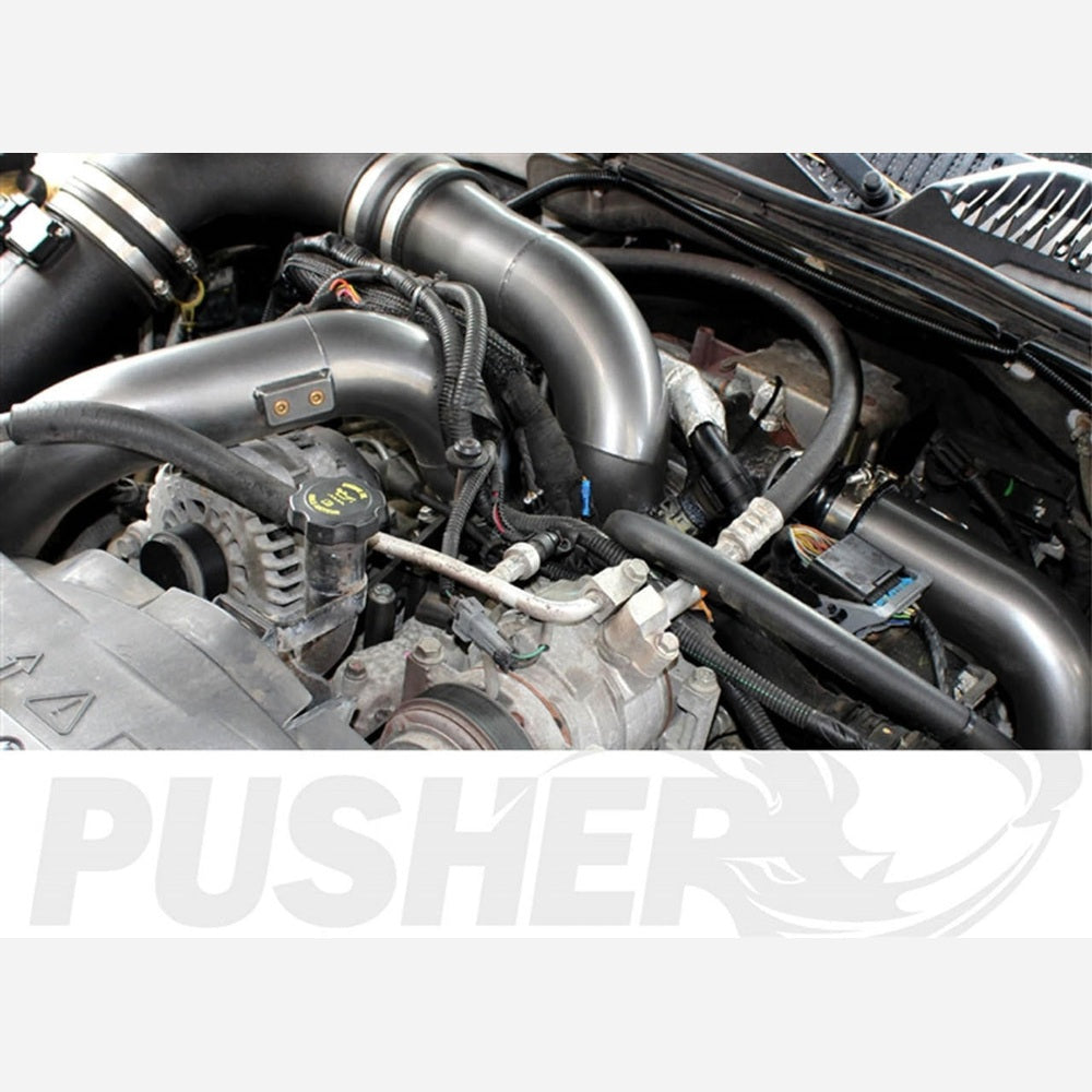 Pusher Max 3" Driver-side Charge Tube for 2004.5-10 Duramax LLY - LBZ - LMM Trucks - Apollo Off-Road