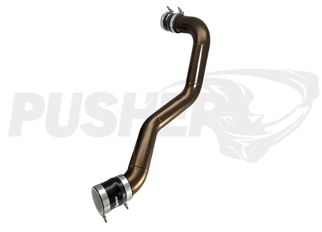 Pusher Max 3" Driver-side Charge Tube for 2011-2016 Duramax LML Trucks - Apollo Off-Road