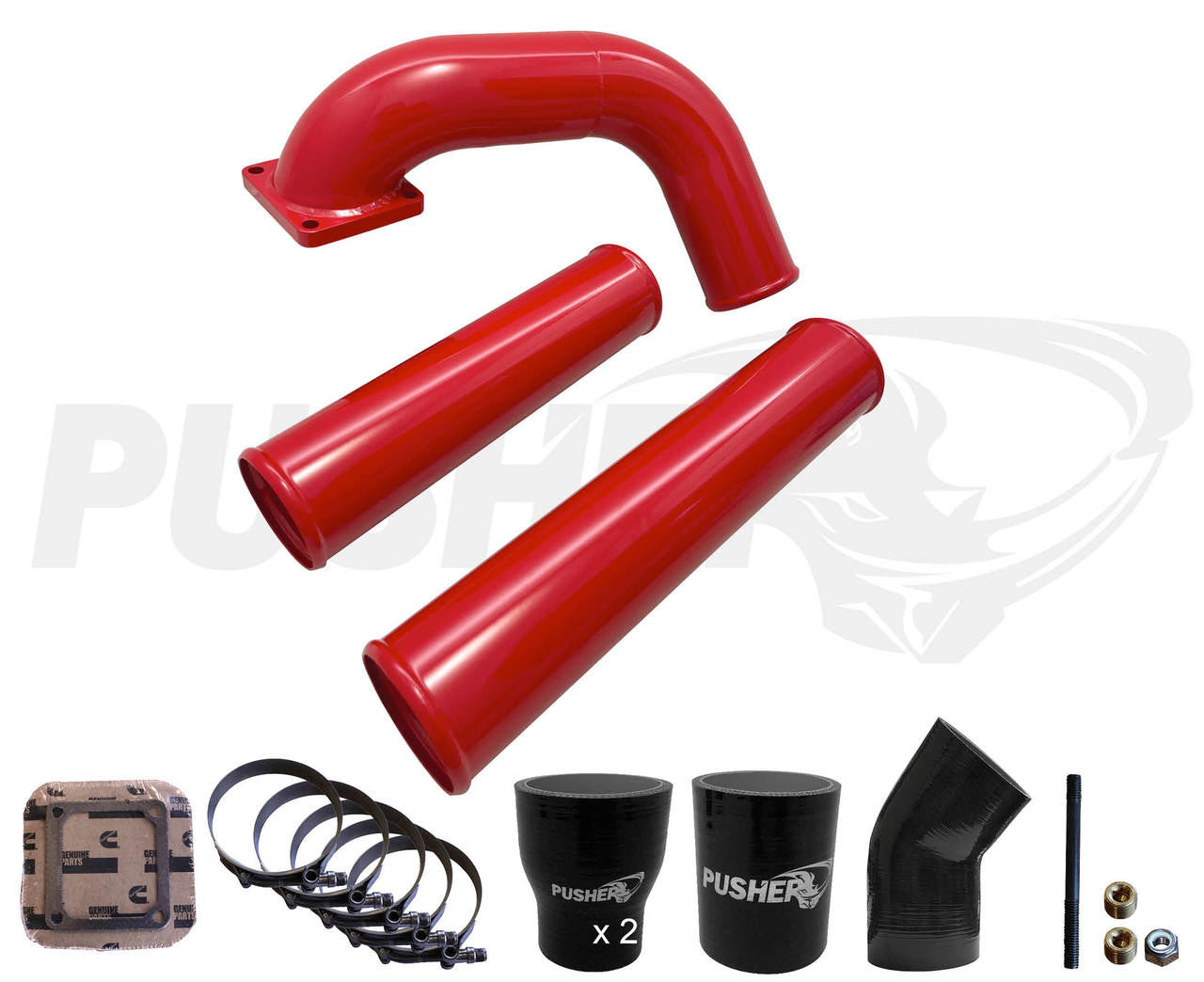 Pusher Pre and Post Intercooler Intake System for 1991.5-1993 Dodge Cummins 12v - Apollo Off-Road