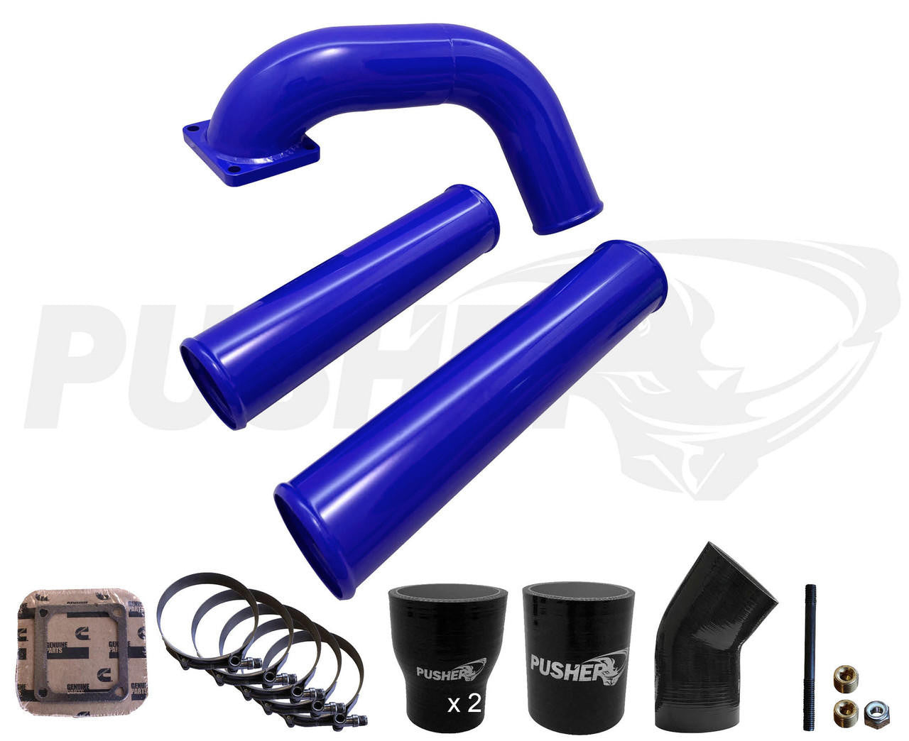 Pusher Pre and Post Intercooler Intake System for 1991.5-1993 Dodge Cummins 12v - Apollo Off-Road