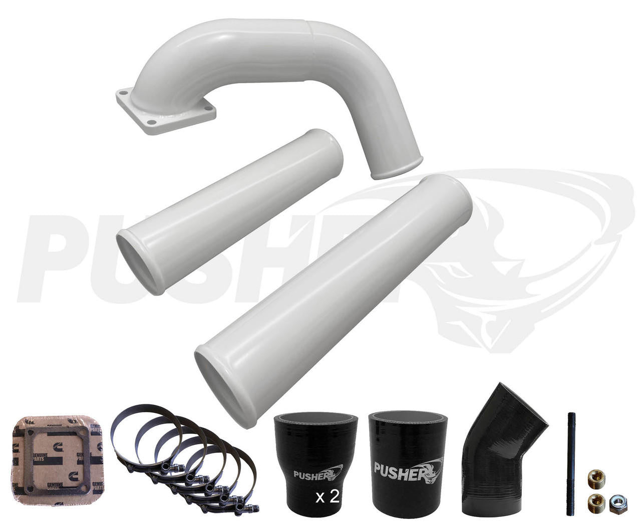 Pusher Pre and Post Intercooler Intake System for 1991.5-1993 Dodge Cummins 12v - Apollo Off-Road