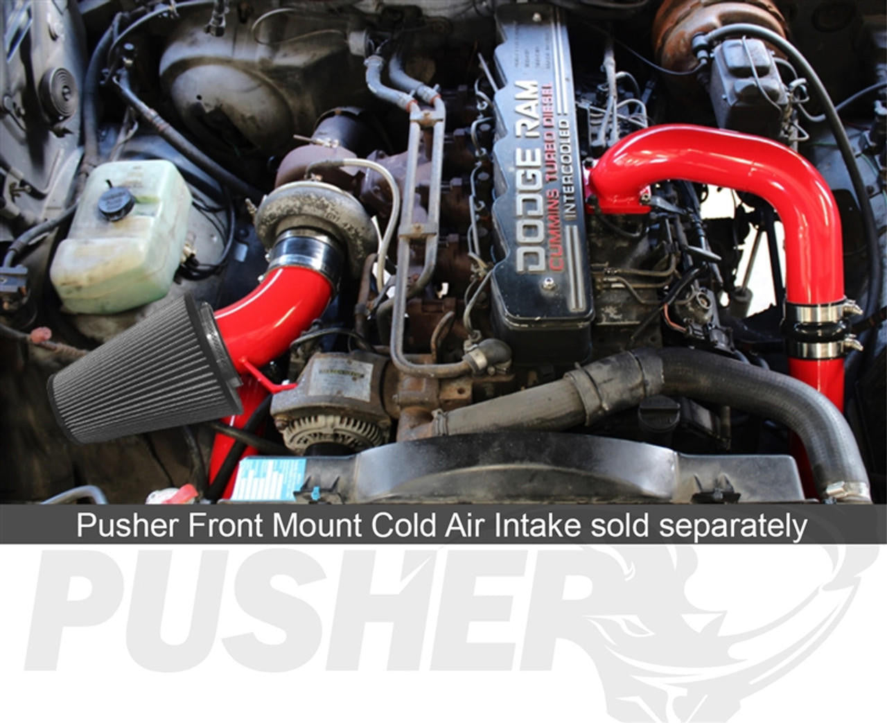 Pusher Pre and Post Intercooler Intake System for 1991.5-1993 Dodge Cummins 12v - Apollo Off-Road