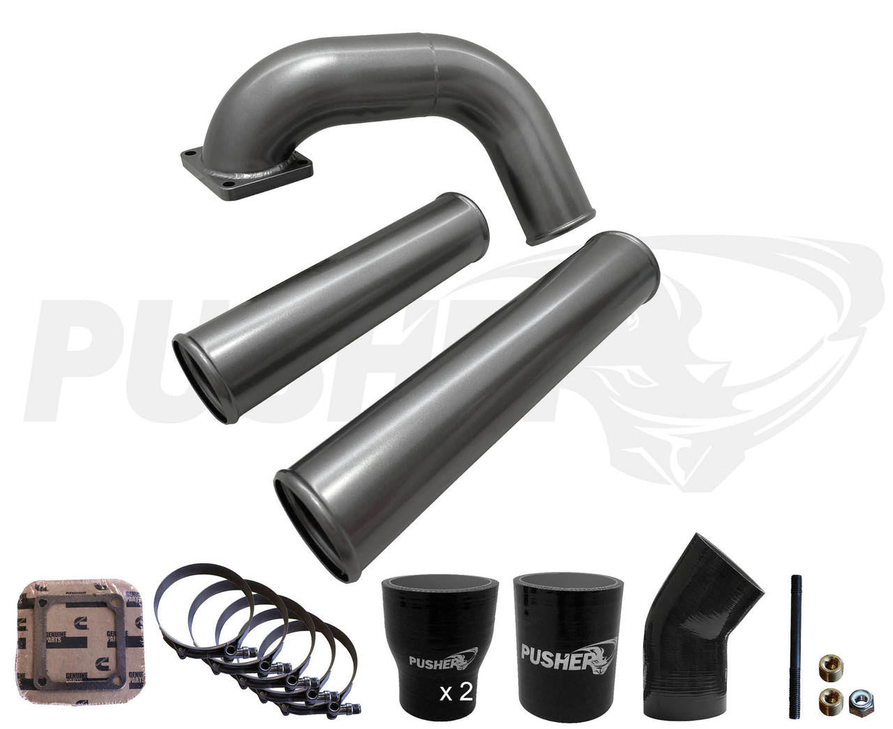 Pusher Pre and Post Intercooler Intake System for 1991.5-1993 Dodge Cummins 12v - Apollo Off-Road