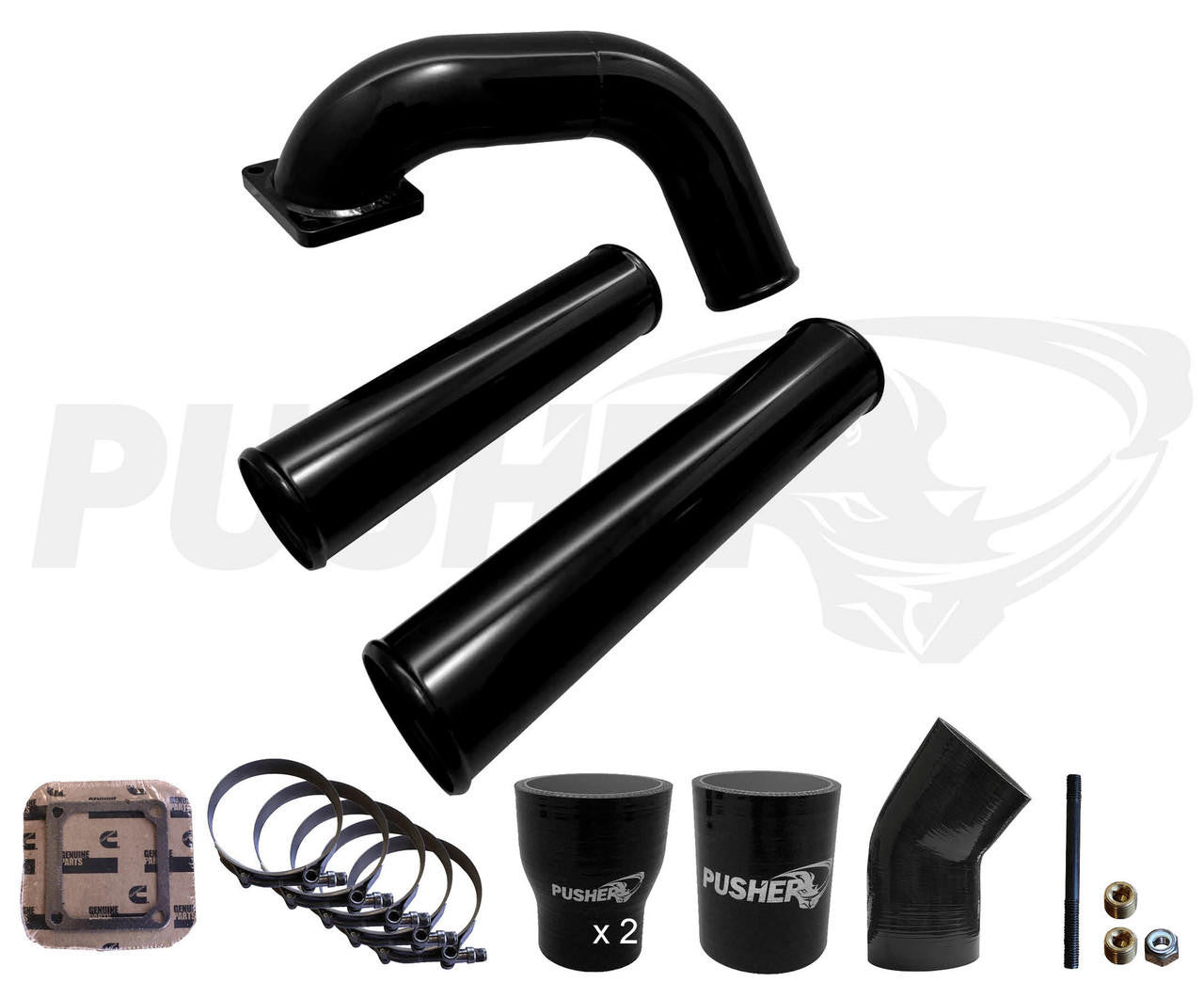 Pusher Pre and Post Intercooler Intake System for 1991.5-1993 Dodge Cummins 12v - Apollo Off-Road