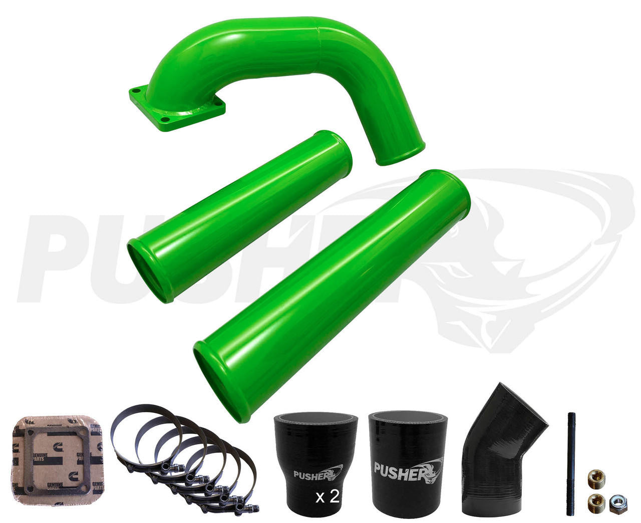Pusher Pre and Post Intercooler Intake System for 1991.5-1993 Dodge Cummins 12v - Apollo Off-Road