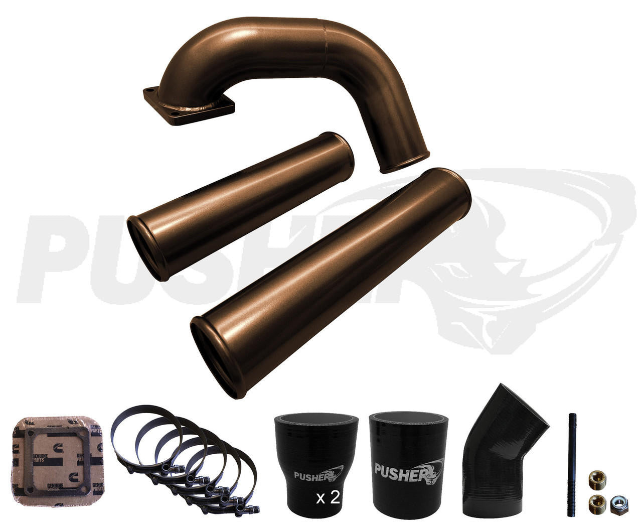 Pusher Pre and Post Intercooler Intake System for 1991.5-1993 Dodge Cummins 12v - Apollo Off-Road