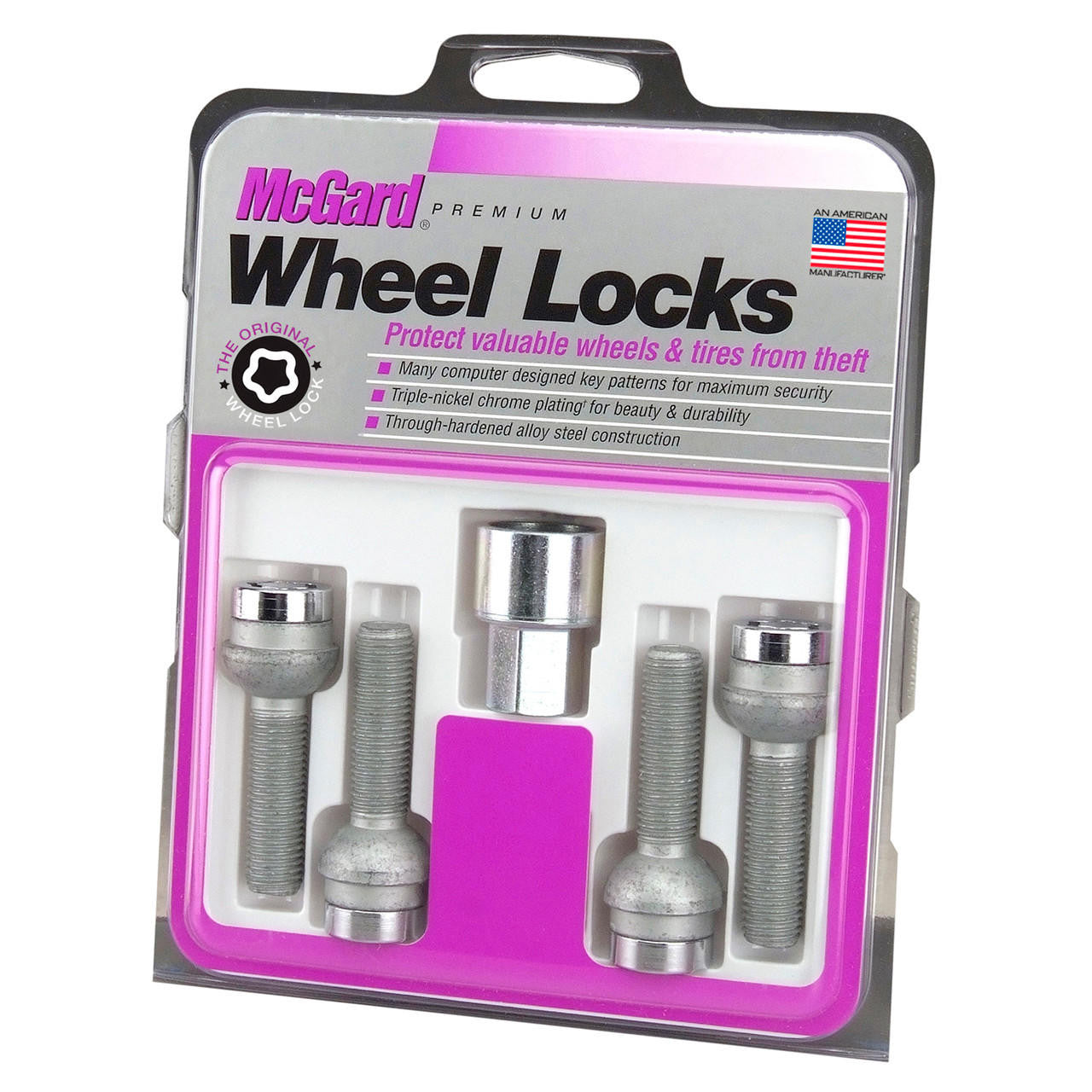 Radius Seat Style Wheel Lock Bolts-Chrome 28023 - Apollo Off-Road