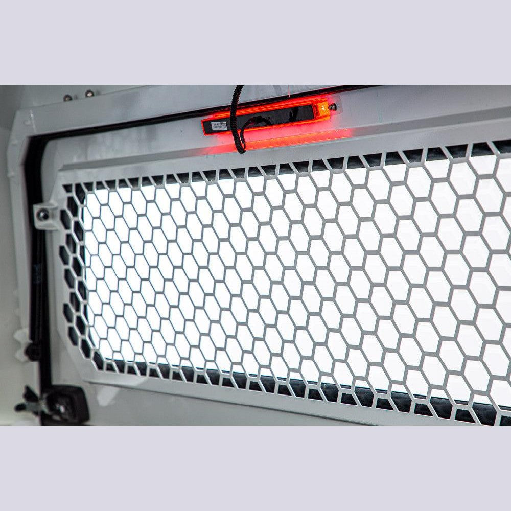 Rear Window Security Screen, 20-22 Jeep Gladiator EVO, EVOa, and EVOc Applications - Apollo Off-Road