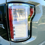 RECON Ford F150 15-20 & Raptor 17-20 (Replaces OEM LED Style Tail Lights w Blind Spot Warning System) OLED Tail Lights Clear Lens - Apollo Off-Road