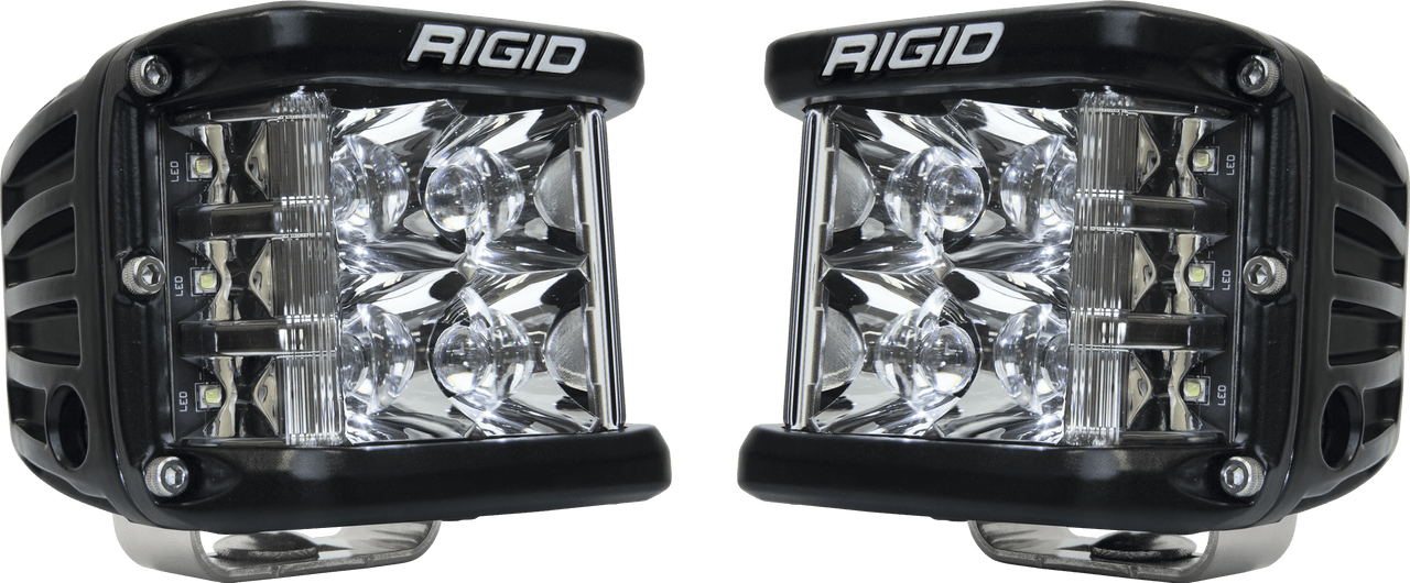 RIGID Industries D-SS PRO Side Shooter, Spot Optic, Surface Mount, Black Housing, Pair - Apollo Off-Road
