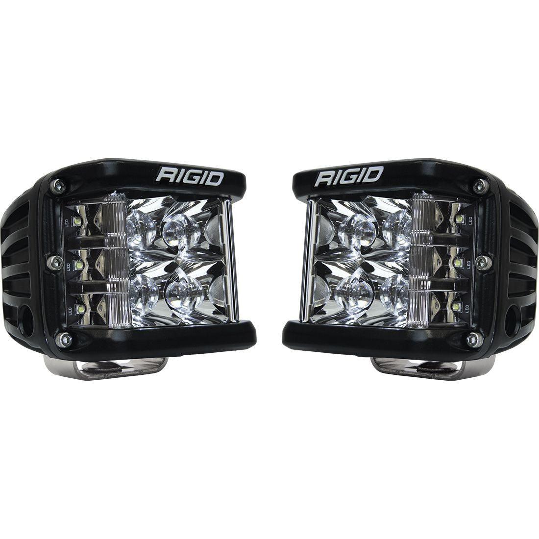 RIGID Industries D-SS PRO Side Shooter, Spot Optic, Surface Mount, Black Housing, Pair - Apollo Off-Road