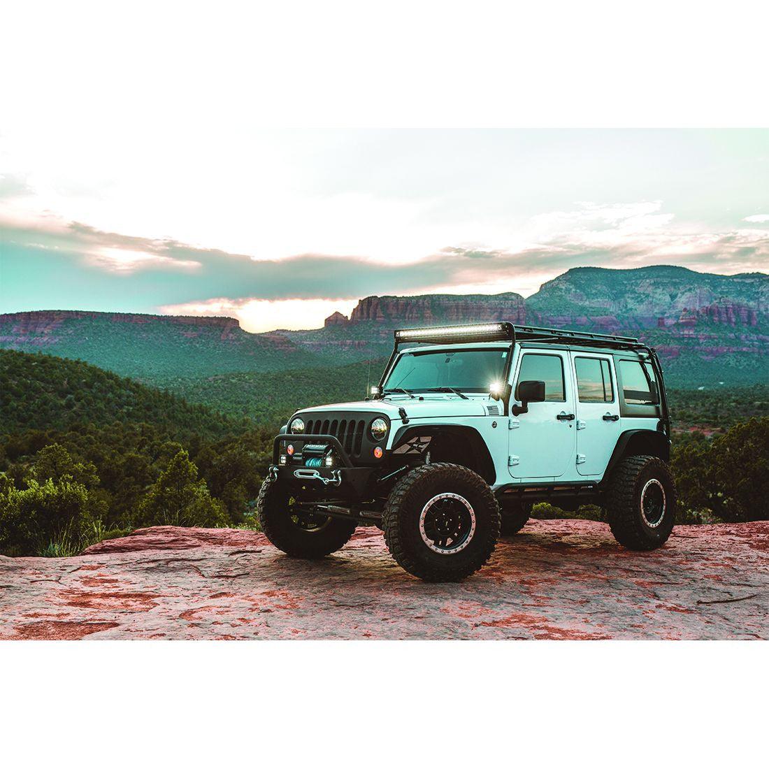 RIGID Industries D-SS PRO Side Shooter, Spot Optic, Surface Mount, Black Housing, Pair - Apollo Off-Road