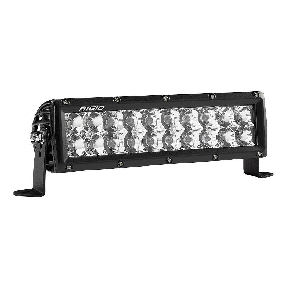 RIGID Industries E-Series, E-Mark Certified, Spot-Flood Combo, 10 Inch, Black Housing - Apollo Off-Road