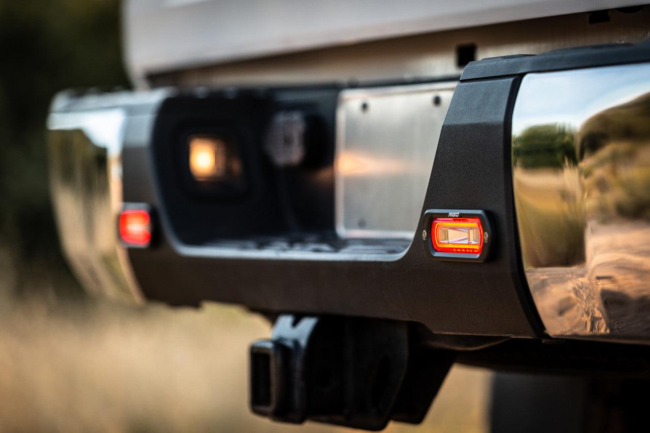 RIGID Industries SR-L Series Off-Road Spreader Pod, 3 Wire, Surface Mount, Red Halo, Pair - Apollo Off-Road