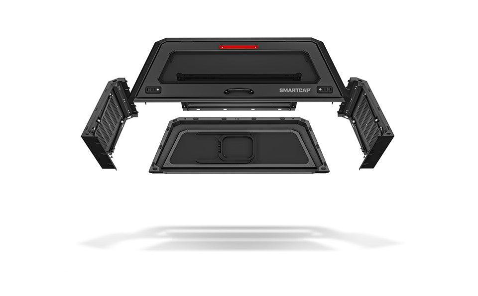 SmartCap EVOa Adventure Matte Black 20-22 Jeep Gladiator 5 Foot Short Bed - Apollo Off-Road