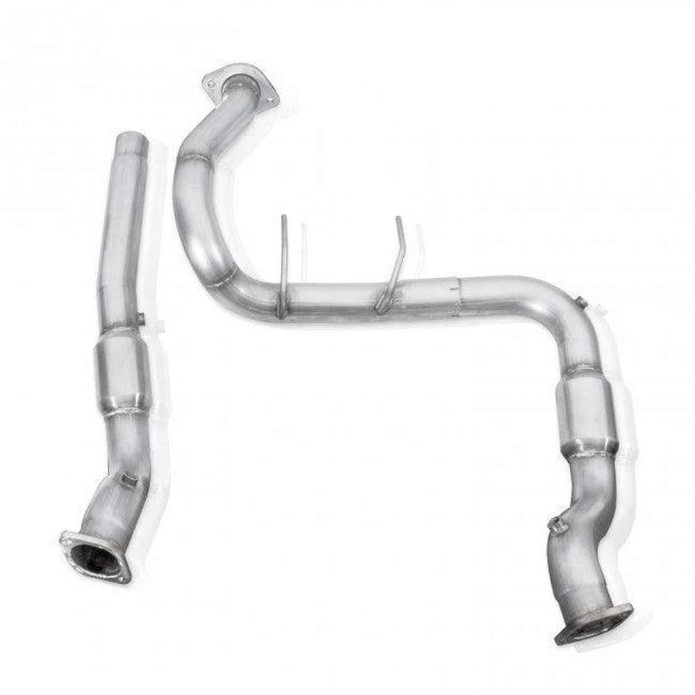 Stainless Works 2017-2020 Ford F-150 Raptor Catted Downpipes - FTR17DPCAT - Apollo Off-Road