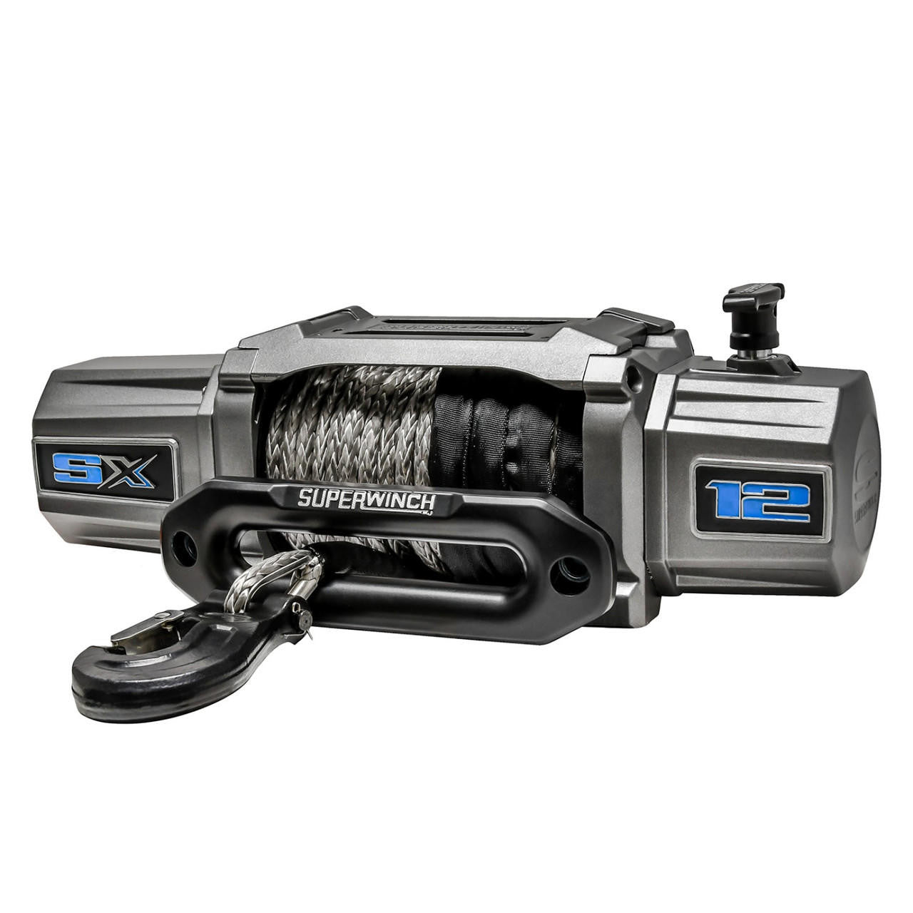 Superwinch SX12SR Winch, 12,000lb Synthetic Rope Winch - Apollo Off-Road