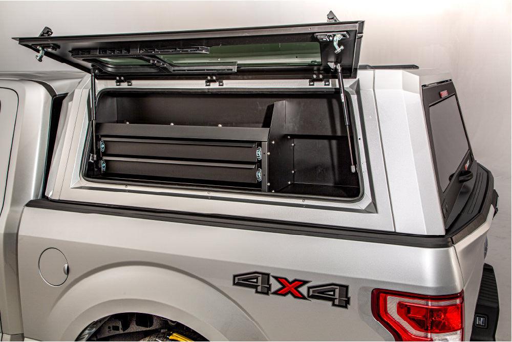 Truck Bed Drawer Drawer-Bin Full-Size EVO and EVOc Applications 5.5 Foot or 6.5 Foot Bed Left Side Mount - Apollo Off-Road