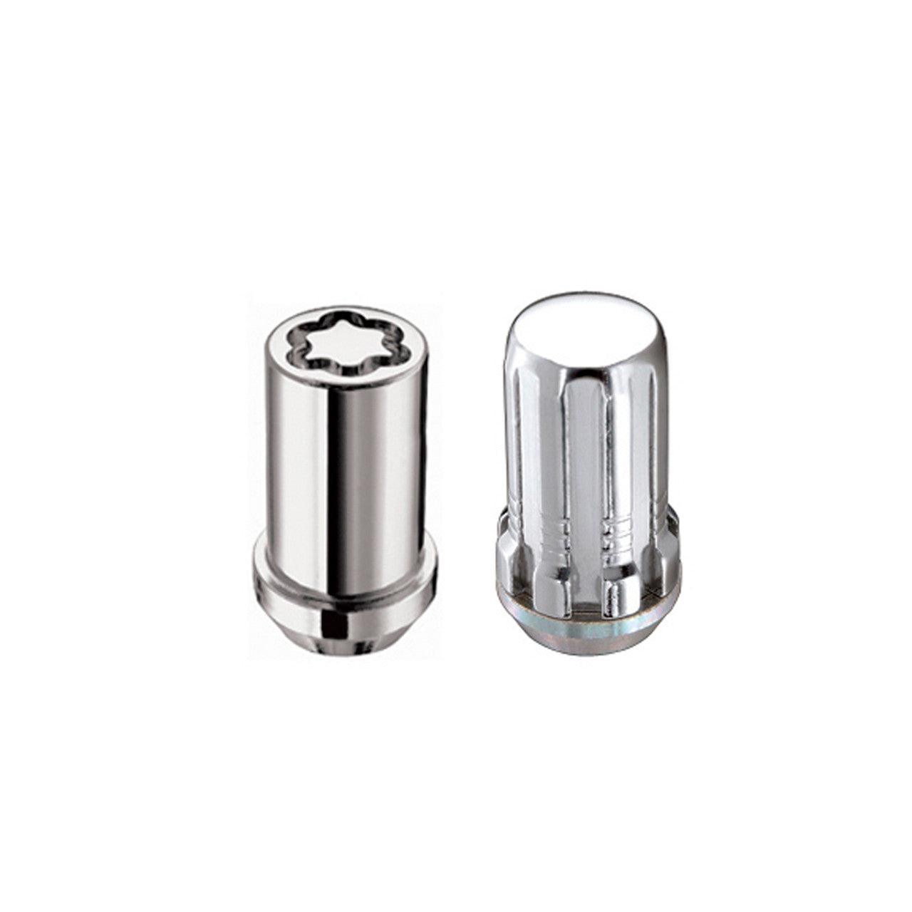 Tuner Style Cone Seat Wheel Installation Kit-Chrome 65815 - Apollo Off-Road