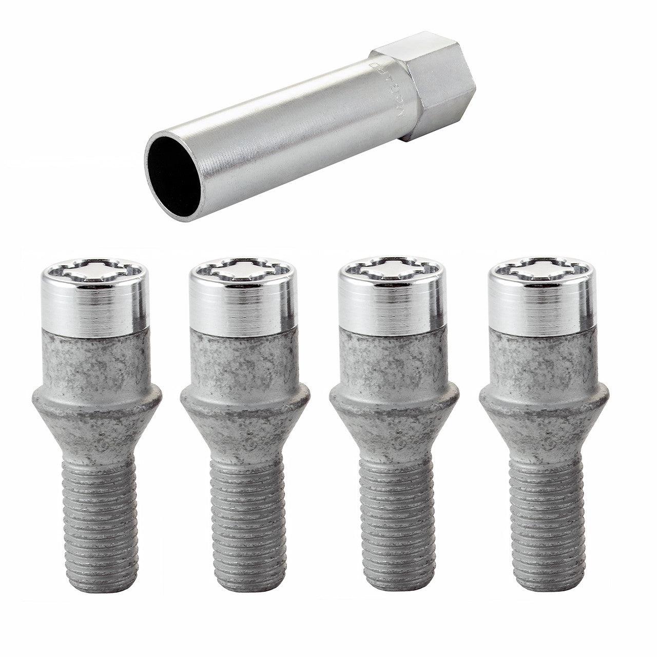 Tuner Style Cone Seat Wheel Lock Bolts-Chrome 27191 - Apollo Off-Road