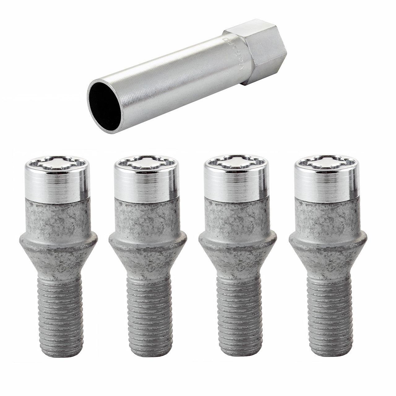 Tuner Style Cone Seat Wheel Lock Bolts-Chrome 27192 - Apollo Off-Road
