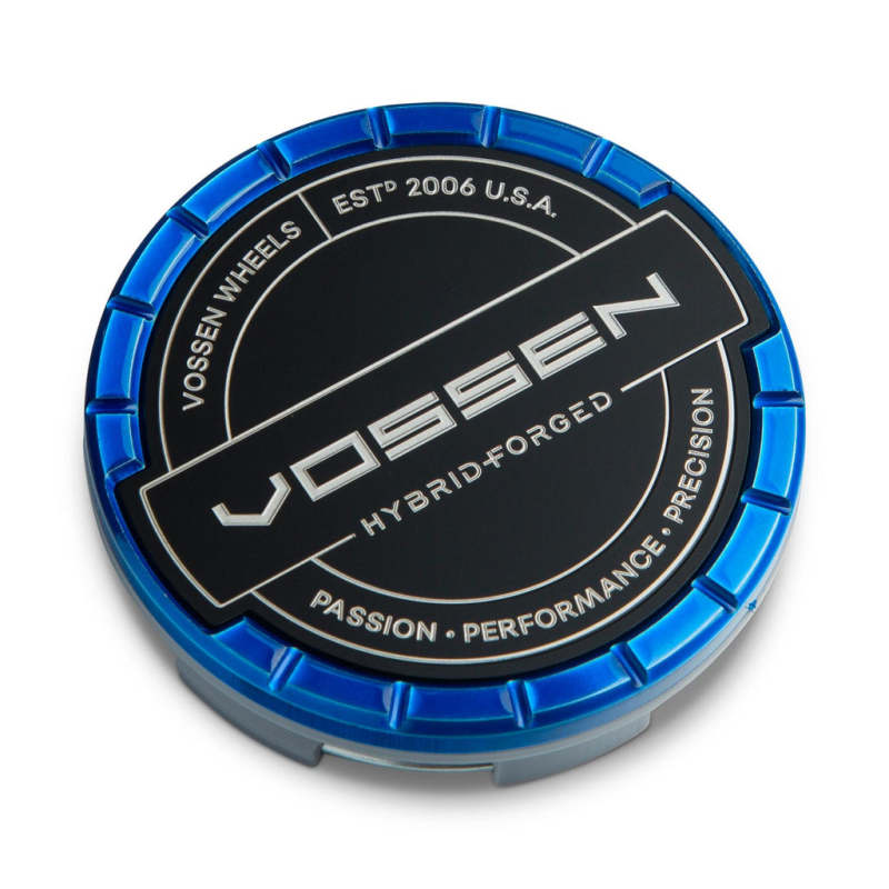 Vossen Billet Sport Cap - Large - Hybrid Forged - Fountain Blue - Apollo Off-Road