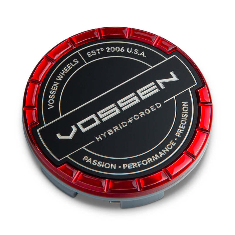 Vossen Billet Sport Cap - Small - Hybrid Forged - Vossen Red - Apollo Off-Road