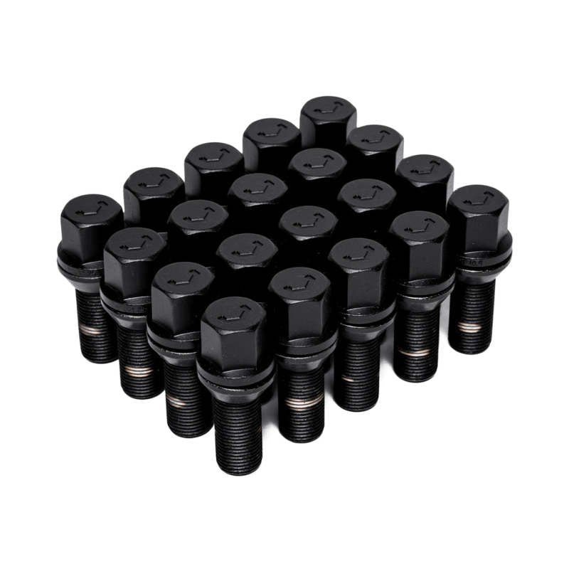 Vossen Lug Bolt - 14x1.5 - 30mm - 17mm Hex - Cone Seat - Black (Set of 20) - Apollo Off-Road