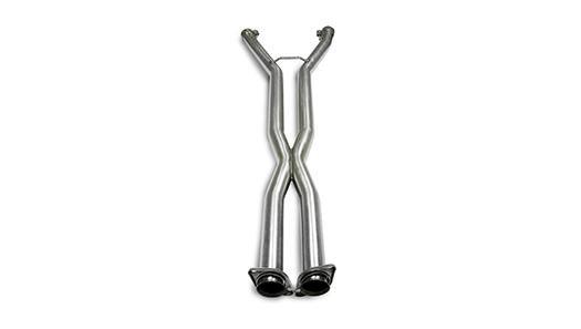 X-Pipe 2.5 Inch Stainless Steel 05-08 Chevy Corvette C6 w-Manual-Auto 4 Trans 6.0L-6.2L V8 - Apollo Off-Road